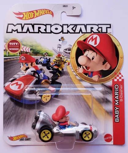 Hot Wheels Mario Kart Baby Mario B Dasher MercadoLibre