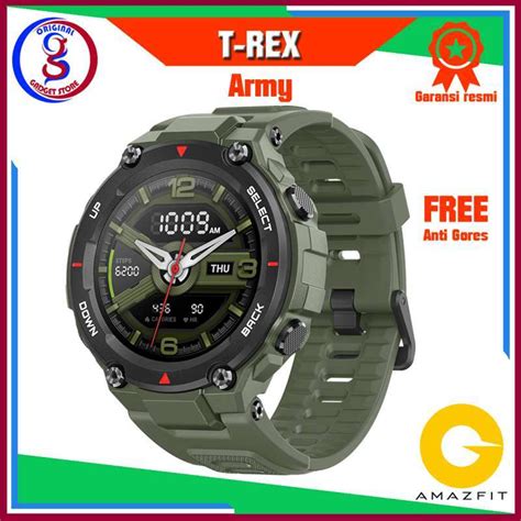 Jual Amazfit T Rex Smartwatch Gps 12 Military Certification Garansi