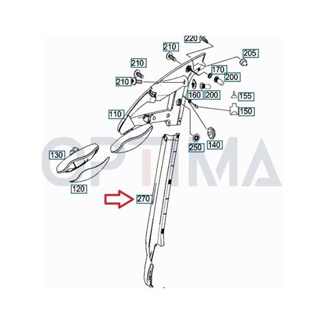 LISTWA OSŁONA SŁUPKA KABINY PRAWA MB ACTROS MP2 MP3