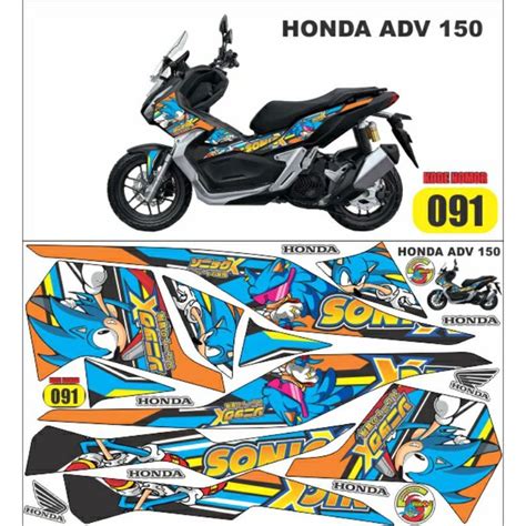 Jual Decal Variasi Honda Adv Striping Adv Sticker Full Body