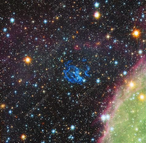 Supernova remnant E0102-72.3, optical image - Stock Image - C046/3288 ...