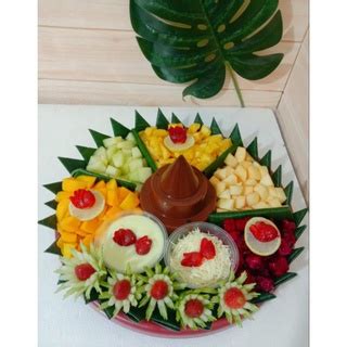 Jual Tumpeng Puding Tumpeng Buah Aromarasamart02 Shopee Indonesia