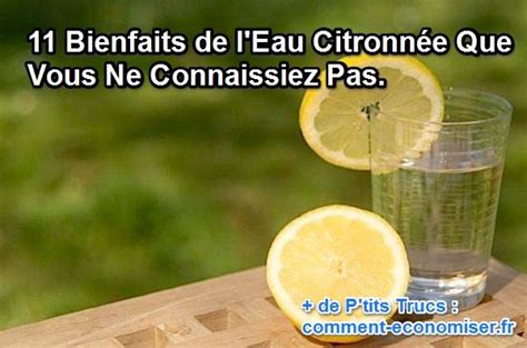 11 Bienfaits de l Eau Citronnée Que Vous Ne Connaissiez Pas