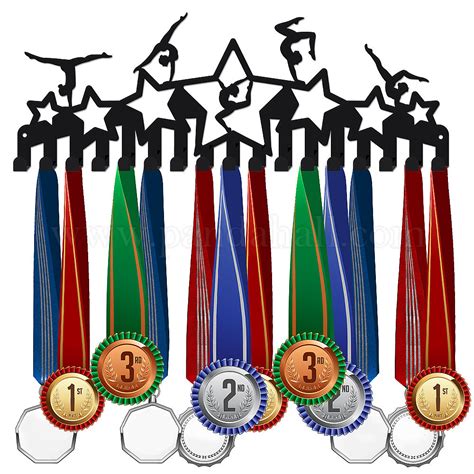 Wholesale Superdant Gymnastics Medal Hook Stars Medal Holder Display