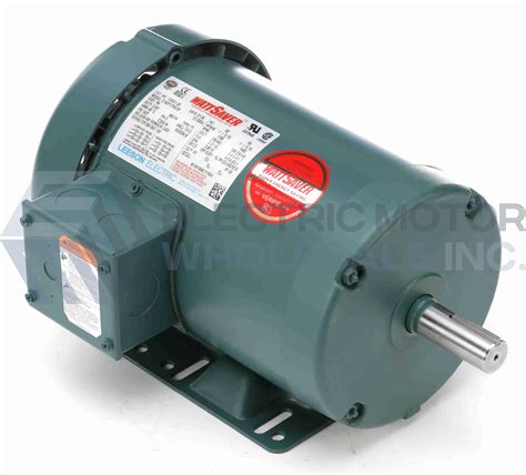 120923 00 LEESON 2HP 3PH WATTSAVER MOTOR C145T17FB32