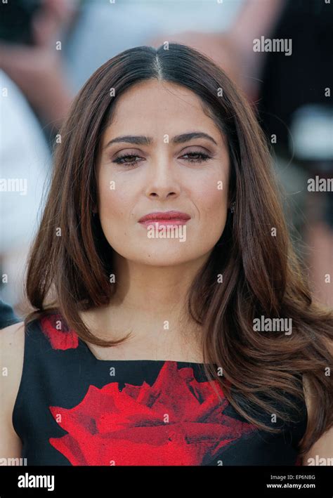 Cannes France 14th May 2015 Salma Hayek Actress Tale Of Tales