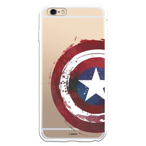 Funda Oficial Escudo Capitan America Para Iphone Plus Con Ofertas En