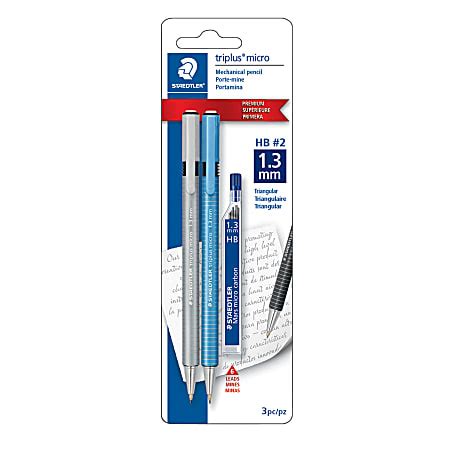 Staedtler Triplus Micro Mechanical Pencils 1 3 Mm HB 2 Lead Assorted