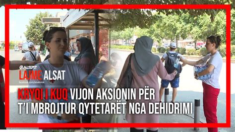 Kryqi i Kuq vijon aksionin për ti mbrojtur qytetarët nga dehidrimi