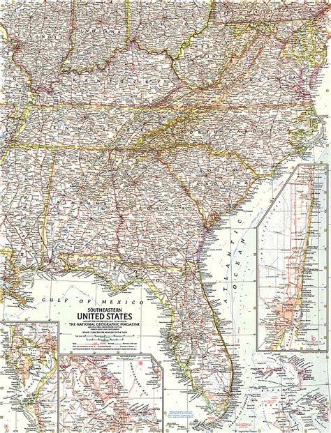 Southeastern United States Map