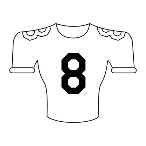 Drawing Jersey Referee American Football Stock Vector By ©jemastock