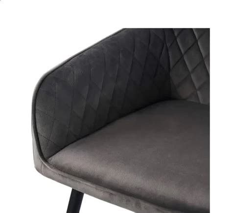 Grey Velvet Dining Chair – ChairsDirect.ie – Stylish & Modern Chairs and Bar Stools – Perfect ...