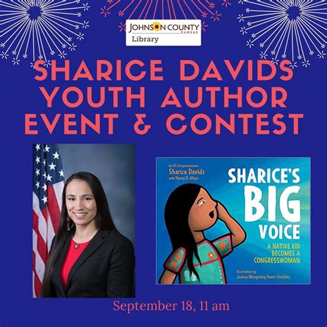 Meet The Author Sharice Davids Johnson County Library