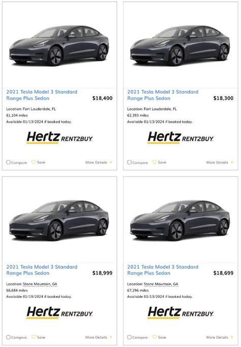 Tesla Model 3s from Hertz are going for as low as $14,000 | Electrek