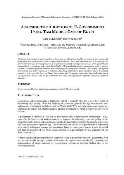 A Conceptual Framework For Citizen Adoption Of E Government Ppt