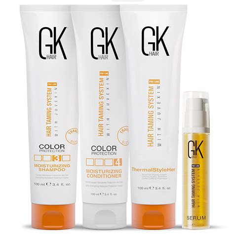 Global Keratin Gk Hair Moisturizing Shampoo And Conditioner Set 100ml I Thermal Style Her