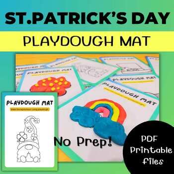 St Patrick S Day Activities Playdough Mats Pre K Rd Grade No Prep