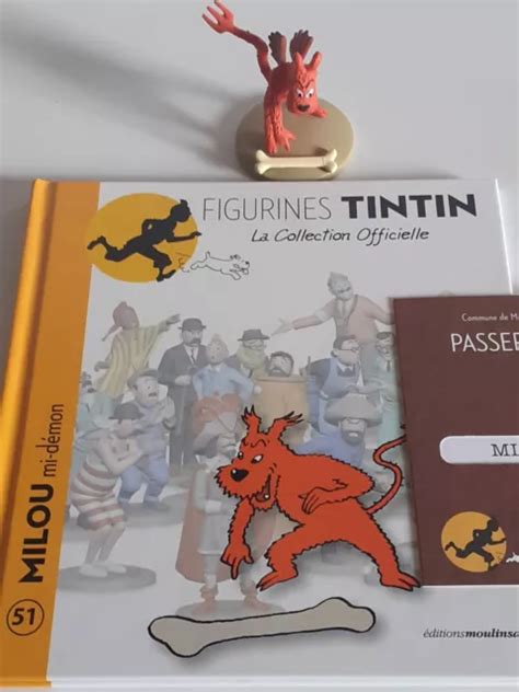 Figurine Tintin Collection Officielle N Milou Mi D Mon Livret Et