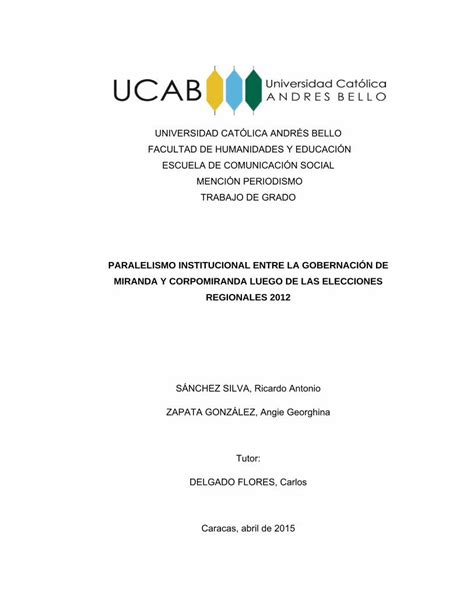 Pdf Universidad Cat Lica Andr S Bello Ucabbiblioteca Ucab Edu Ve