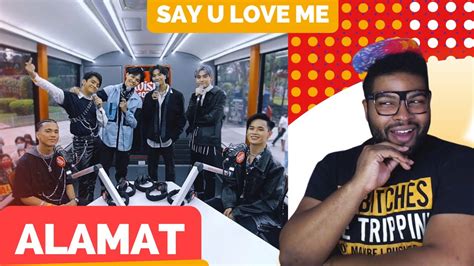 ALAMAT Say U Love Me Live On Wish 107 5 Bus REACTION YouTube