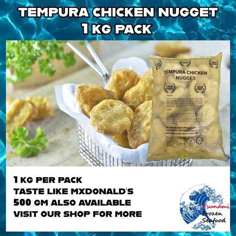 Tempura Chicken Nugget 1Kg Delivery For Most Of The Area Malaysia