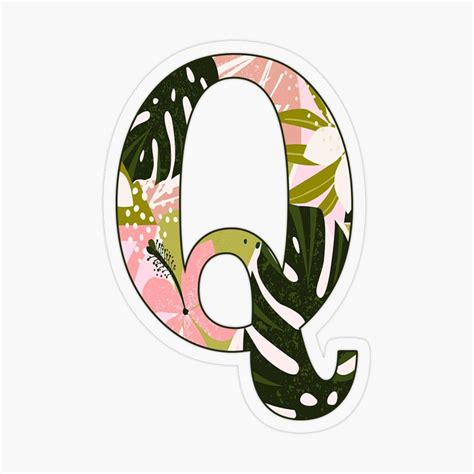 Capital Letter Q Transparent Sticker By Vaishnavi Deshmukh In