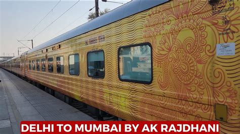 Delhi To Mumbai Full Journey 12954 August Kranti Rajdhani Express