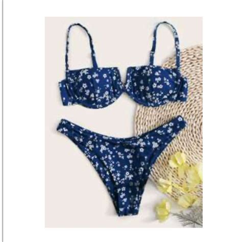 Cute Daisy Print Bikini Set Artofit