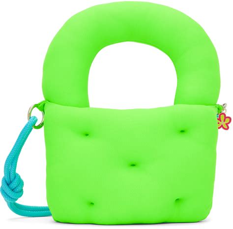 Green Mini Plush Bag By Marshall Columbia On Sale