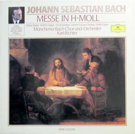 Bach Messe in h moll Aufnahme München 1961 Vinyl Schallplatte 3