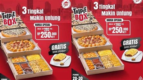 Katalog Promo Pizza Hut Hari Ini Rabu November Triple Box