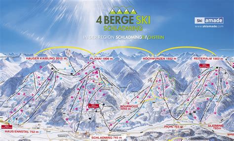 Piste map for Schladming | FindSkiHolidays.com