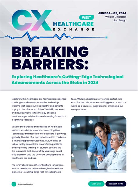 Breaking Barriers Exploring Healthcares Cutting Edge