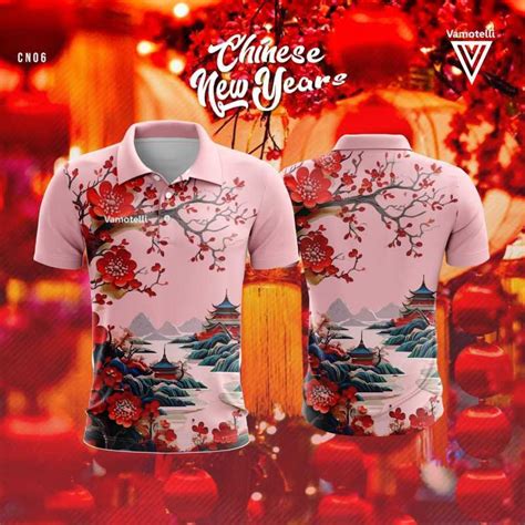 Jual Kaos Imlek 2024 CNY Baju Imlek Naga Tshirt New Year By Vamotelli