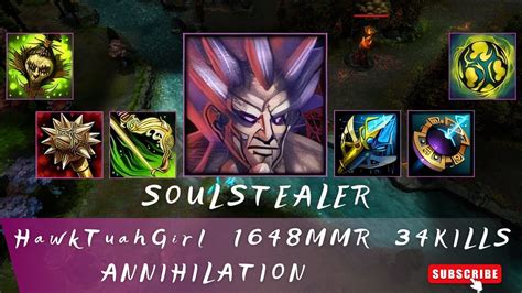 HoN Mid Wars Soulstealer HawkTuahGirl 1648 MMR YouTube