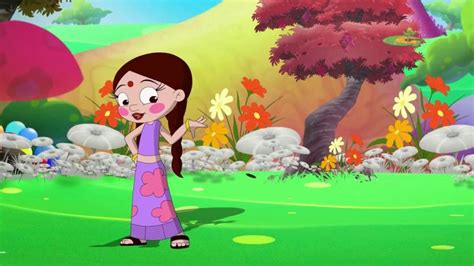 Chutki Of Chota Bheem Cartoon Poster Paper Print - Animation & Cartoons ...