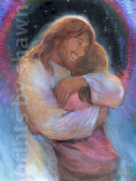 Hugging Jesus Etsy