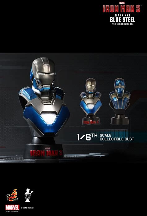 Iron Man 3 Mark Xxx Blue Steel Bust Quick Toy