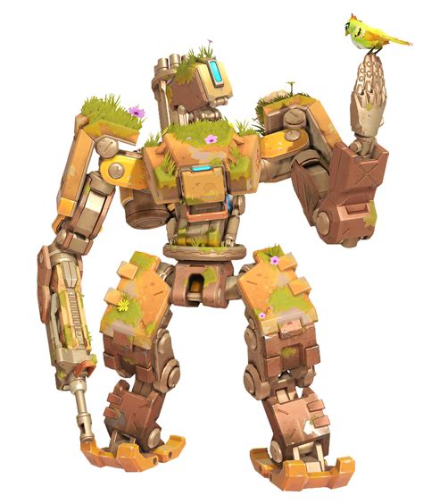 Overwatch Bastion Overgrown Skin Render By Akaniya On Deviantart