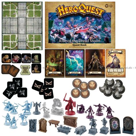 Køb HeroQuest Rise of the Dread Moon strategispil her 5010996161918