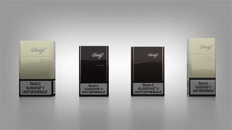 Presentation Of Davidoff Cigarettes By Human3dstudio 2 On Behance