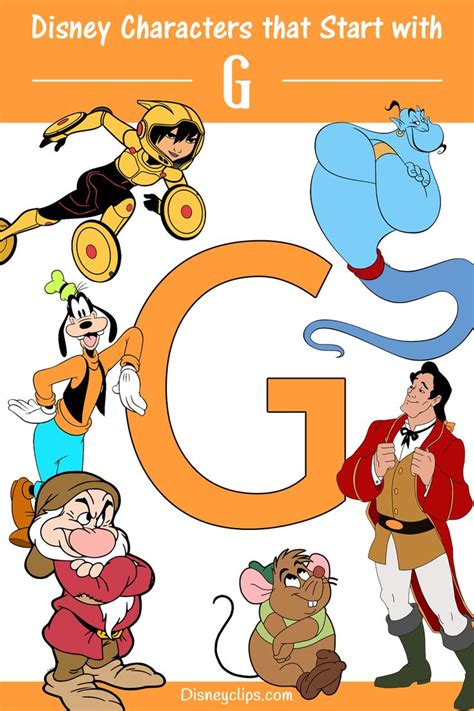 The Disney Alphabet G