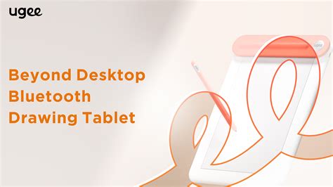 The Ugee Q8w Beyond Desktop Bluetooth Drawing Tablet Ugee