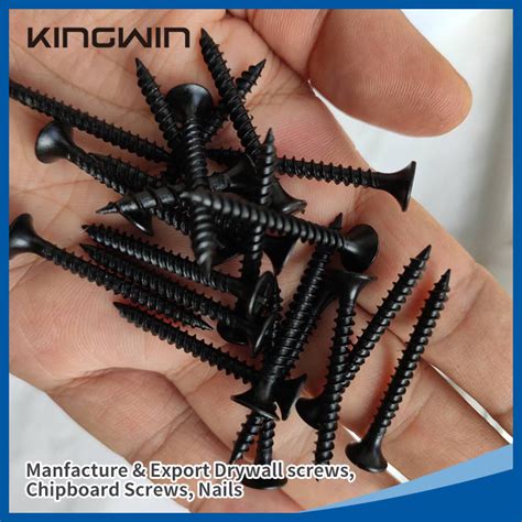 Black Grey Phosphate Zinc Drywall Screws Bugle Head Drywall Screw