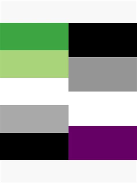 Aromantic Asexual Flags Sticker By Neopronouns Redbubble