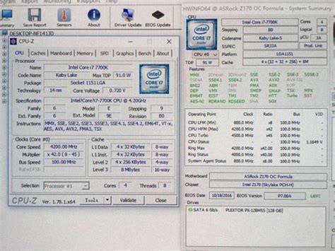 Intel Core I7 7700k Processor Overclocked To 4 9 Ghz Hits 100c Legit Reviews