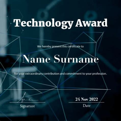 Award Certificate Template Powerpoint – MasterBundles