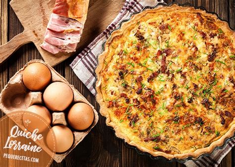 Quiche Lorraine receta FÁCIL y rápida Pequerecetas