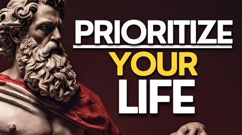 PRIORITIZE YOUR LIFE 9 Psychological Strategies To Live By STOICISM