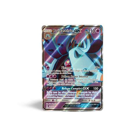 Carte Pokémon Prédastérie GX 210 PV 136 145 SL2 Gardiens Ascendants